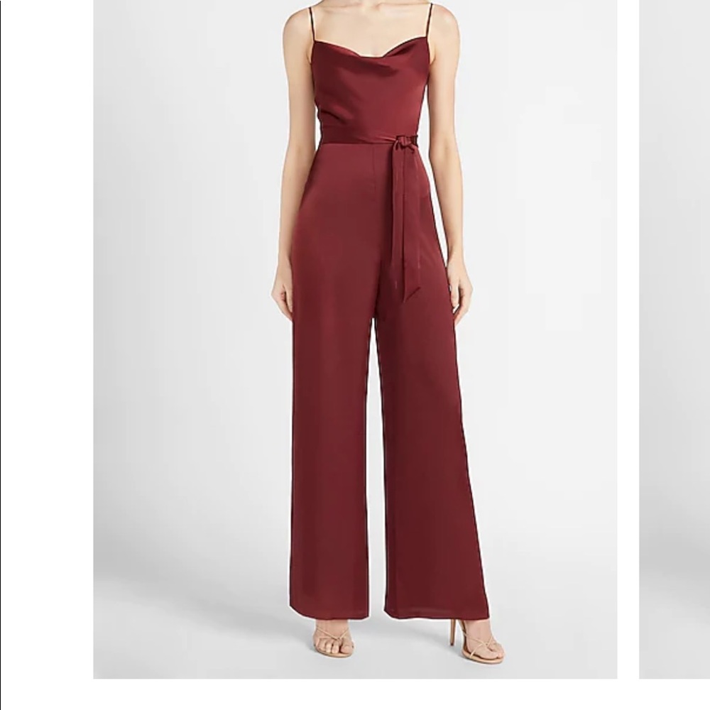 Express satin jumpsuit